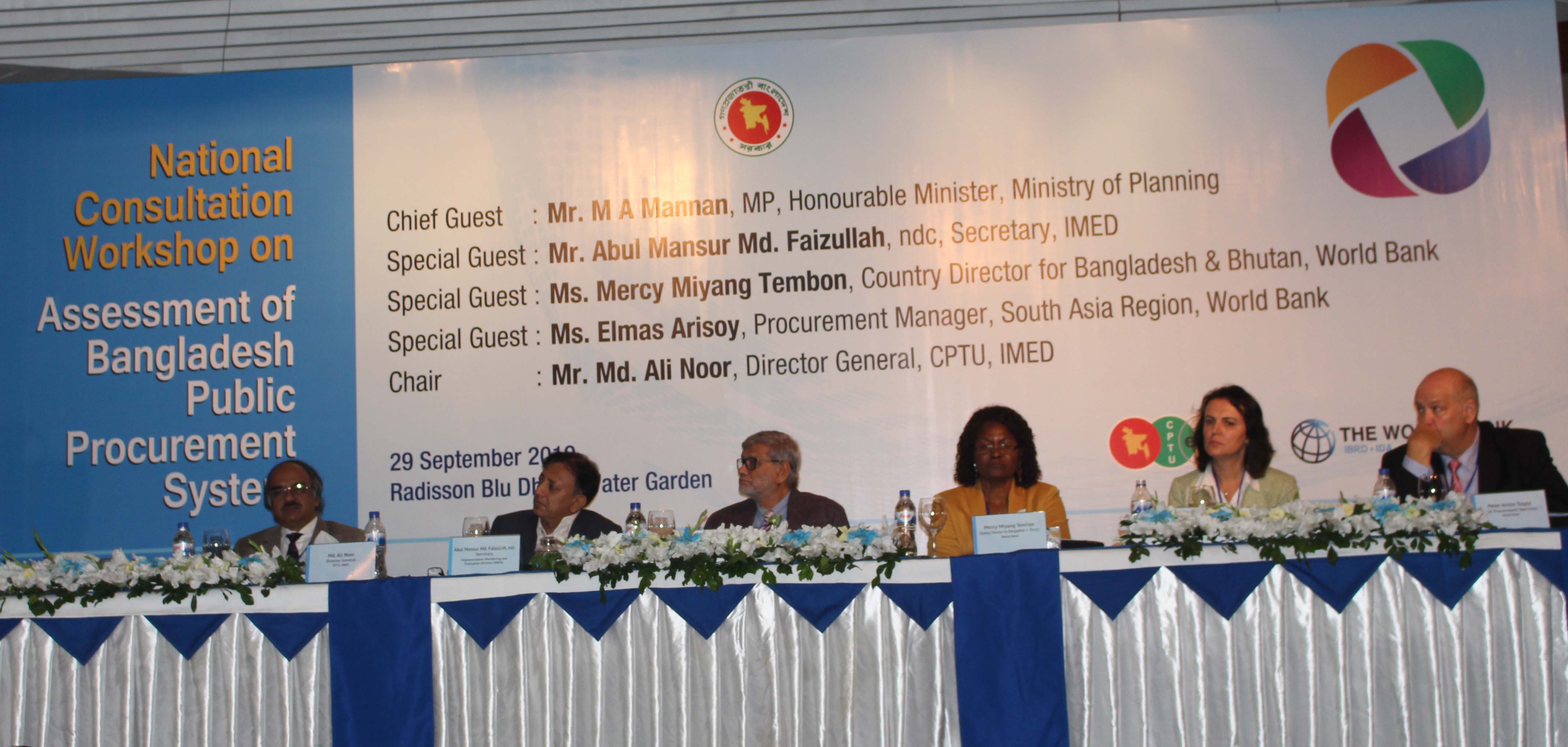 National Consultation Workshop on Assessment of Bangladesh Public Procurement System-National Consultation Workshop on Assessment of Bangladesh Public Procurement System